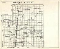 Ostego County, Elmira, Livingston, Corwith, Dover, Hayes, Bagley, Chester, Charlton, Salling, Trombley, Crowley, Johnston, Michigan State Atlas 1930c